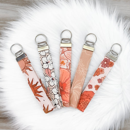 Keychain Wristlet - Soft Pinks Collection